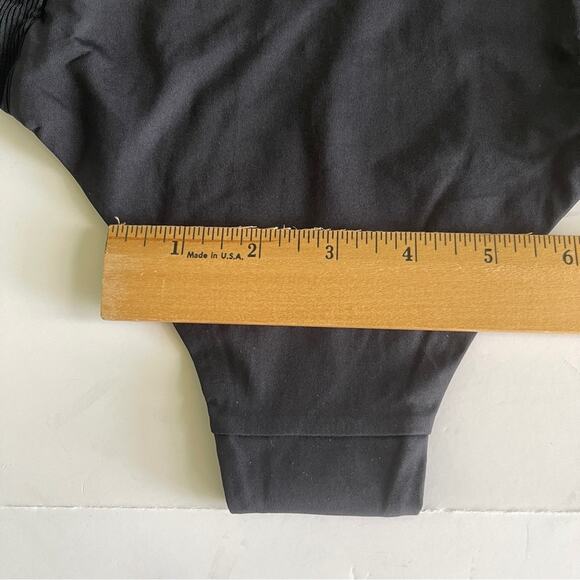 L*Space Jackie High Waist Bikini Bottom Swim Black - Picture 9 of 13